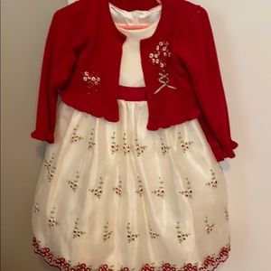 Toddler girls Christmas dress